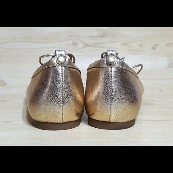 Michael Kors Flat Ankle Strap Leather Shoes 9.5 M - Picture 5 of 8